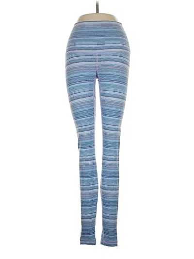 Pre-owned Lululemon Athletica Leggings In Blue