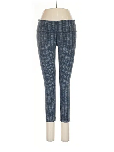Pre-owned Lululemon Athletica Leggings In Blue