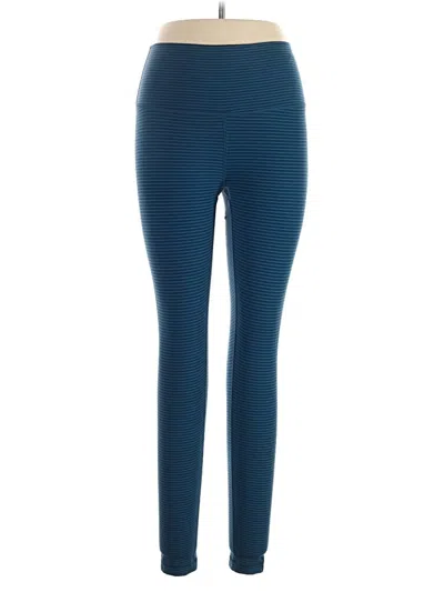 Pre-owned Lululemon Athletica Leggings In Blue