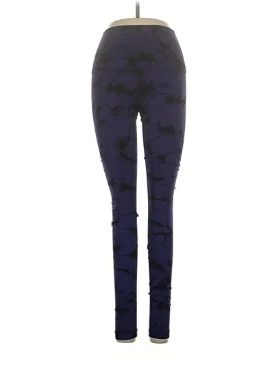 Pre-owned Lululemon Athletica Leggings In Blue