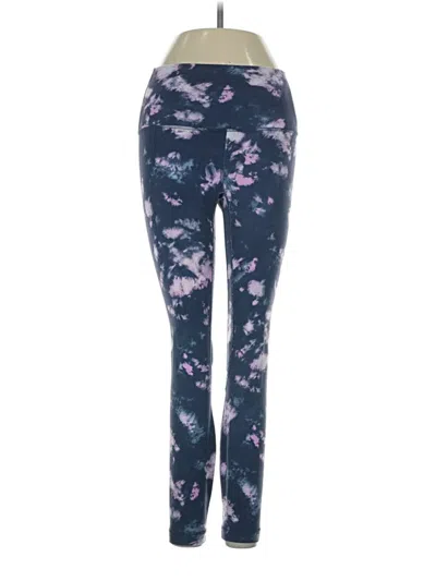 Pre-owned Lululemon Athletica Leggings In Blue