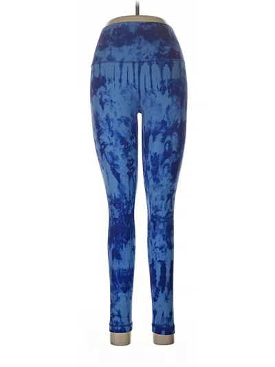 Pre-owned Lululemon Athletica Leggings In Blue