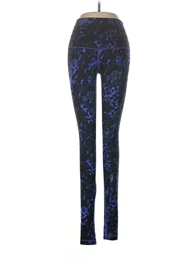 Pre-owned Lululemon Athletica Leggings In Blue