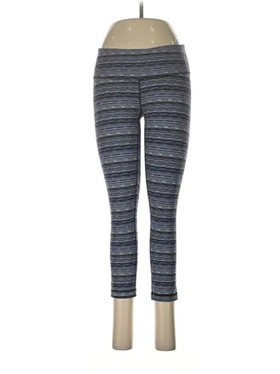 Pre-owned Lululemon Athletica Leggings In Blue