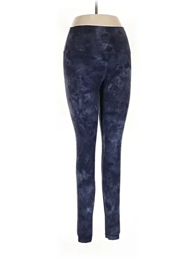 Pre-owned Lululemon Athletica Leggings In Blue