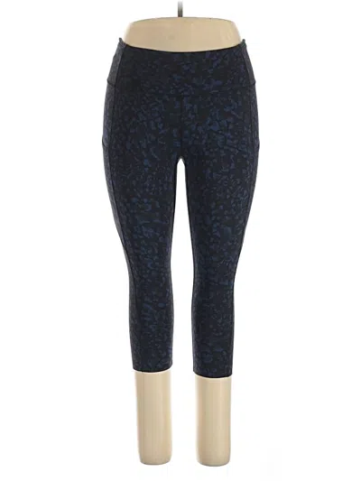 Pre-owned Lululemon Athletica Leggings In Blue