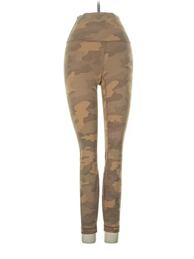 Pre-owned Lululemon Athletica Leggings In Brown