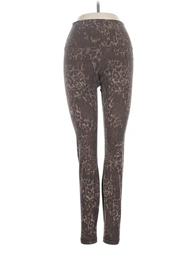 Pre-owned Lululemon Athletica Leggings In Brown