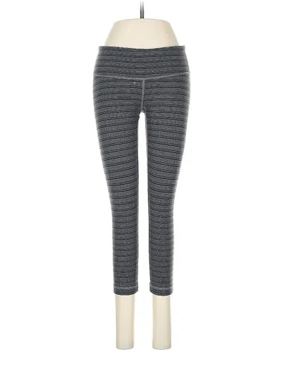 Pre-owned Lululemon Athletica Leggings In Gray