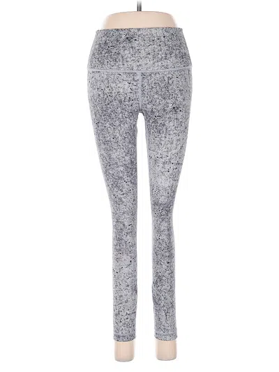 Pre-owned Lululemon Athletica Leggings In Gray
