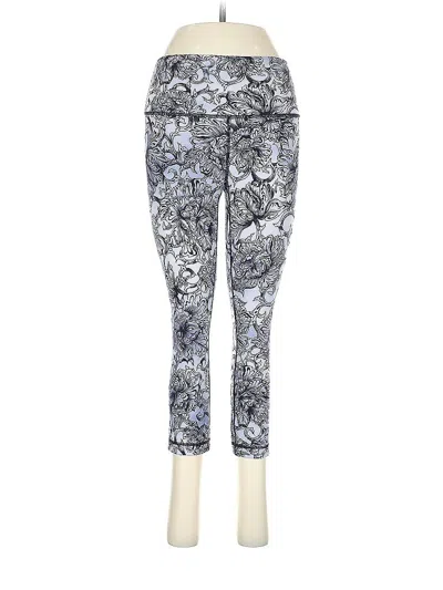 Pre-owned Lululemon Athletica Leggings In Gray