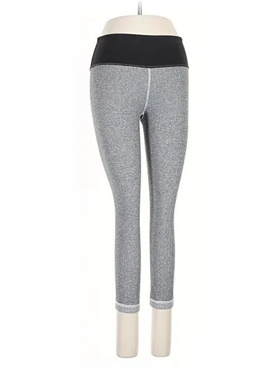 Pre-owned Lululemon Athletica Leggings In Gray