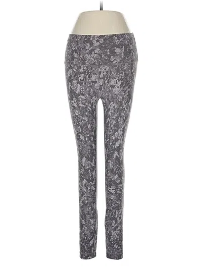 Pre-owned Lululemon Athletica Leggings In Gray