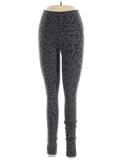 Pre-owned Lululemon Athletica Leggings In Gray