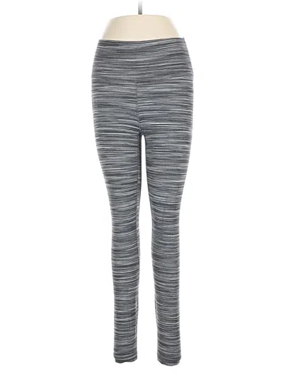 Pre-owned Lululemon Athletica Leggings In Gray
