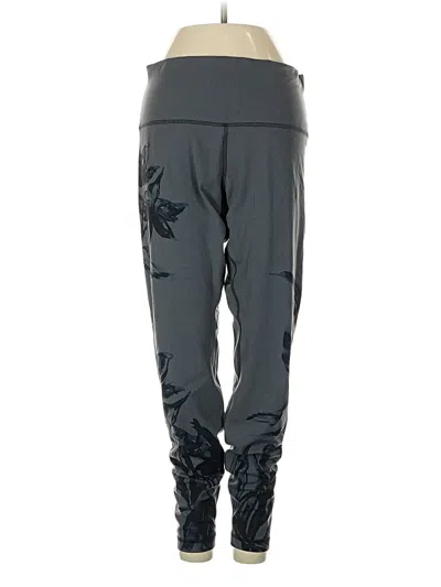 Pre-owned Lululemon Athletica Leggings In Gray