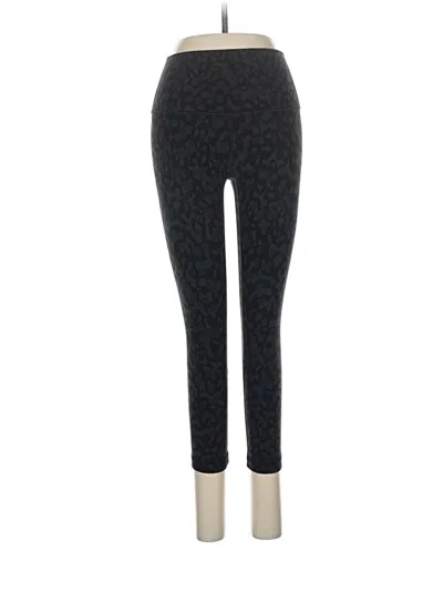 Pre-owned Lululemon Athletica Leggings In Gray
