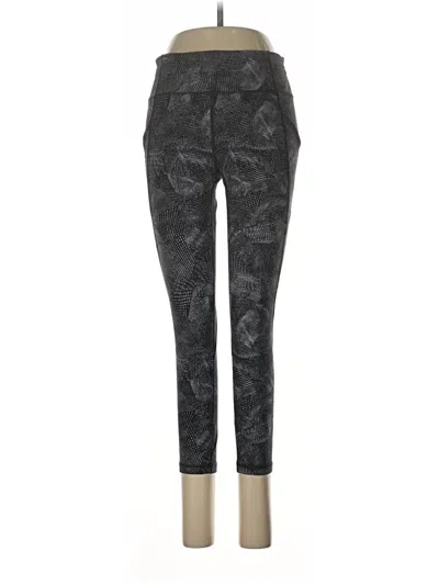 Pre-owned Lululemon Athletica Leggings In Gray