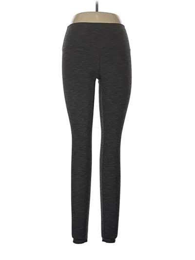 Pre-owned Lululemon Athletica Leggings In Gray