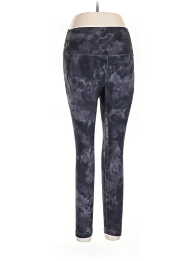Pre-owned Lululemon Athletica Leggings In Gray