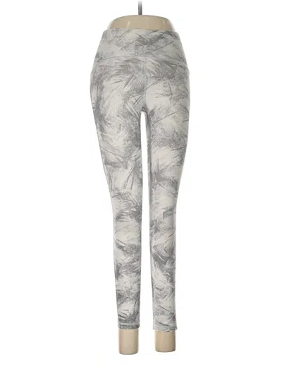 Pre-owned Lululemon Athletica Leggings In Gray