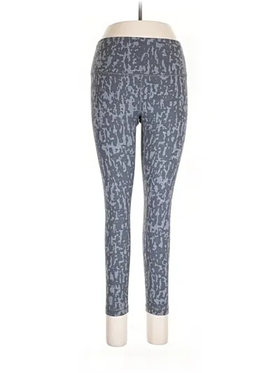 Pre-owned Lululemon Athletica Leggings In Gray