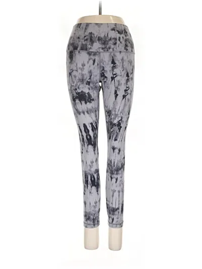 Pre-owned Lululemon Athletica Leggings In Gray