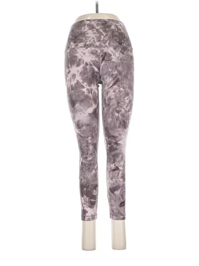 Pre-owned Lululemon Athletica Leggings In Gray