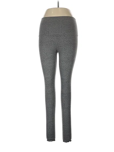 Pre-owned Lululemon Athletica Leggings In Gray