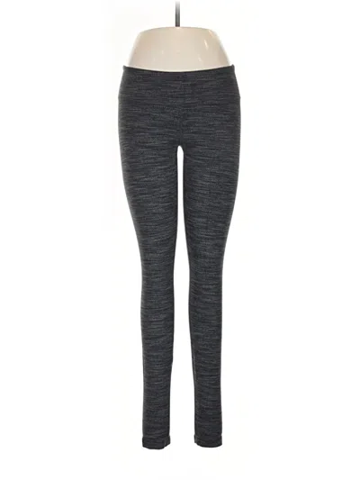 Pre-owned Lululemon Athletica Leggings In Gray