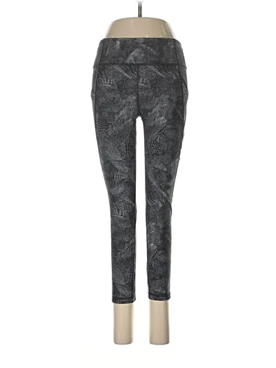 Pre-owned Lululemon Athletica Leggings In Gray
