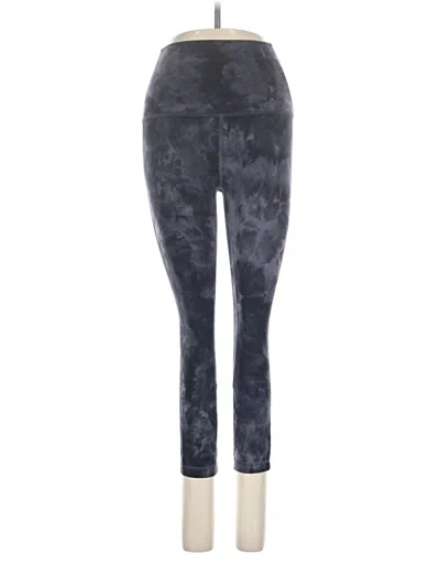 Pre-owned Lululemon Athletica Leggings In Gray
