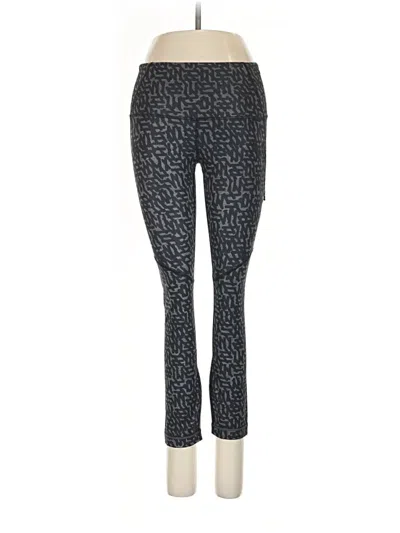 Pre-owned Lululemon Athletica Leggings In Gray