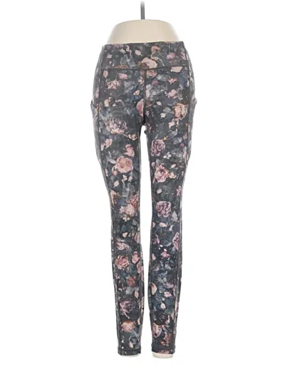 Pre-owned Lululemon Athletica Leggings In Gray