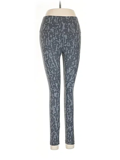 Pre-owned Lululemon Athletica Leggings In Gray