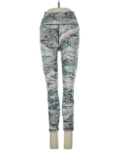 Pre-owned Lululemon Athletica Leggings In Gray