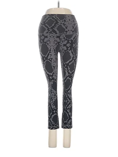 Pre-owned Lululemon Athletica Leggings In Gray