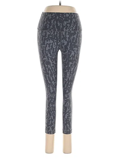 Pre-owned Lululemon Athletica Leggings In Gray