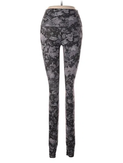 Pre-owned Lululemon Athletica Leggings In Gray