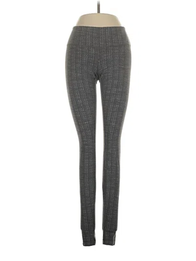 Pre-owned Lululemon Athletica Leggings In Gray