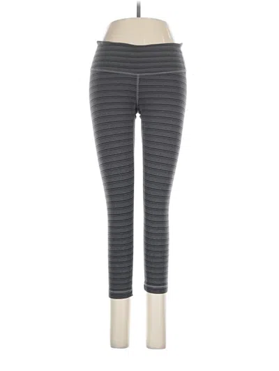Pre-owned Lululemon Athletica Leggings In Gray