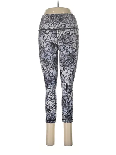 Pre-owned Lululemon Athletica Leggings In Gray