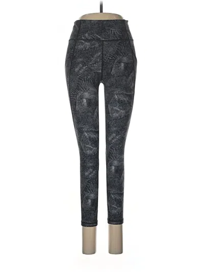Pre-owned Lululemon Athletica Leggings In Gray