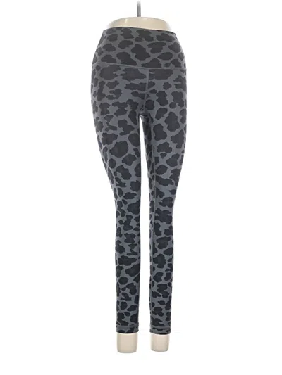 Pre-owned Lululemon Athletica Leggings In Gray
