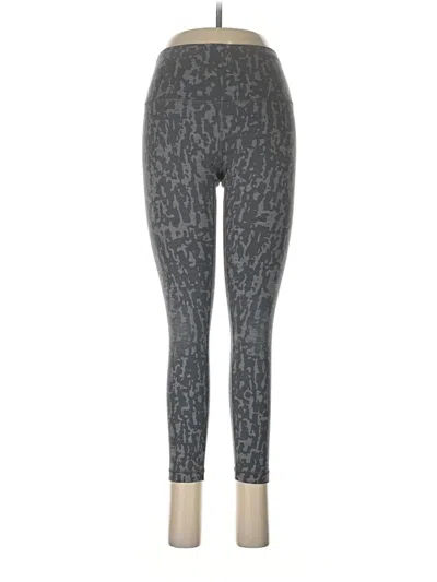 Pre-owned Lululemon Athletica Leggings In Gray