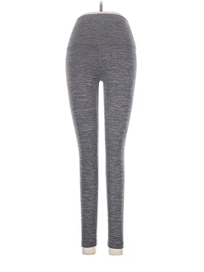 Pre-owned Lululemon Athletica Leggings In Gray