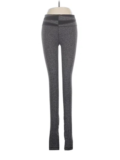 Pre-owned Lululemon Athletica Leggings In Gray