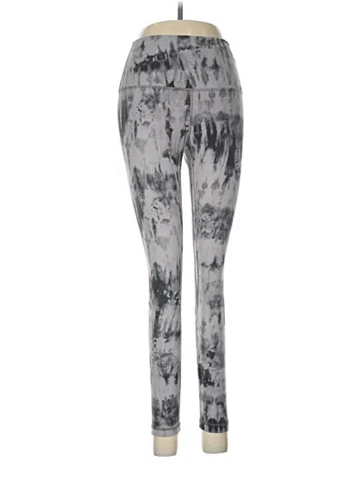 Pre-owned Lululemon Athletica Leggings In Gray