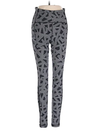 Pre-owned Lululemon Athletica Leggings In Gray