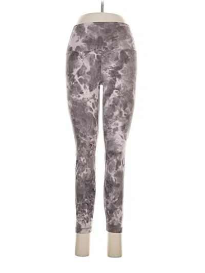 Pre-owned Lululemon Athletica Leggings In Gray